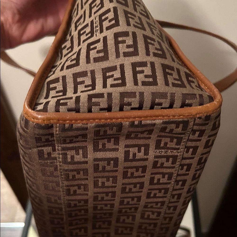 Fendi Signature Brown and Tan Tote - Picture 9 of 16